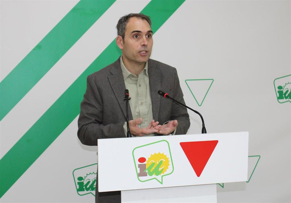 El coordinador general de IU Andalucía y diputado en el Congreso, Toni Valero. Imagen de archivo.