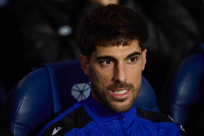 Archivo - Nacho Vidal of CA Osasuna looks on prior to the LaLiga EA Sports match between Real Sociedad and CA Osasuna at Reale Arena on October 27, 2024, in San Sebastian, Spain.