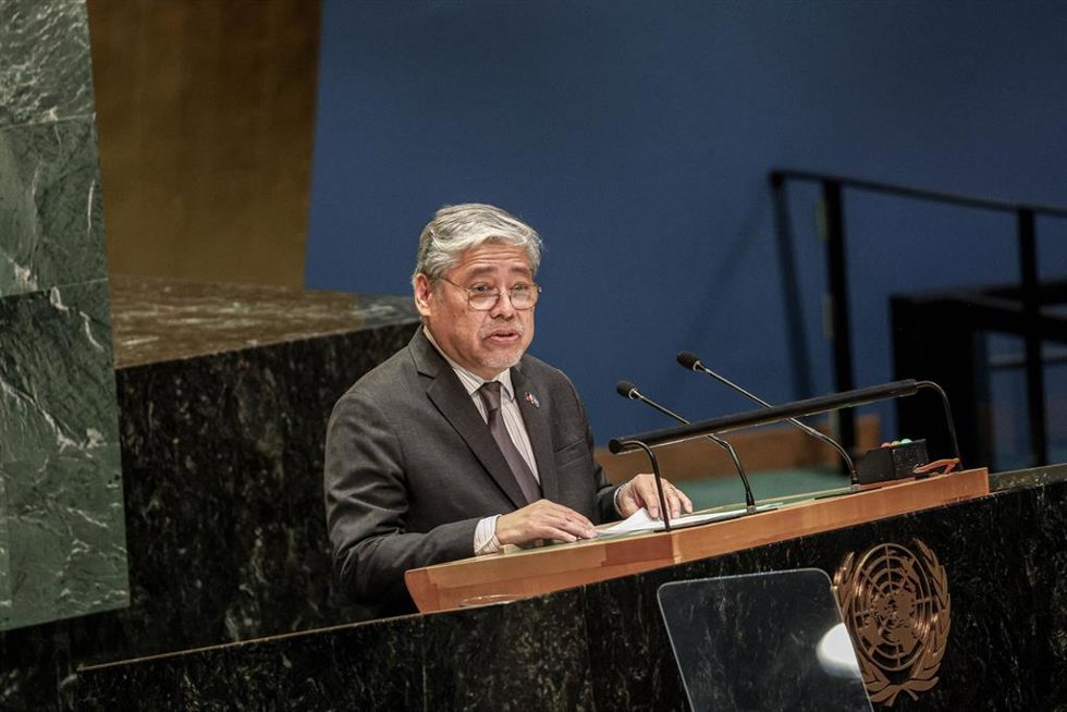 Archivo - El ministro de Exteriores de Filipinas, Enrique Manalo