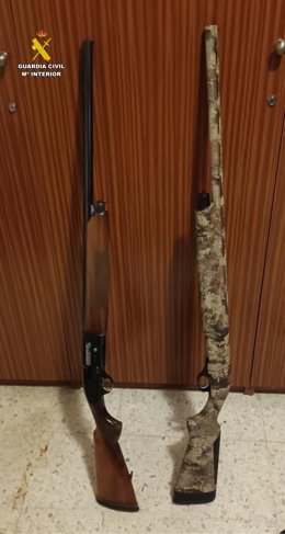 Armas de fuego intervenidas tras un altercado junto a un local de ocio en El Coronil (Sevilla)