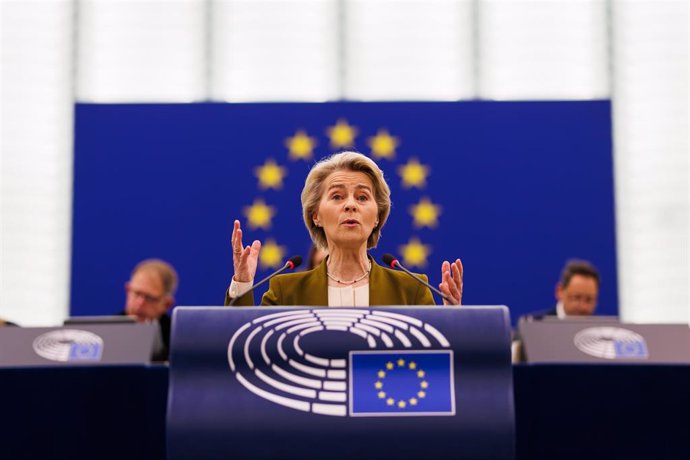 La presidenta de la Comisión Europea, Ursula von der Leyen