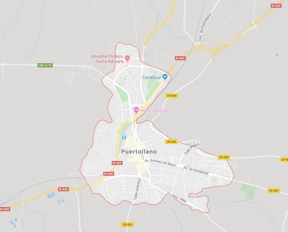 Archivo - Puertollano. Google Maps.