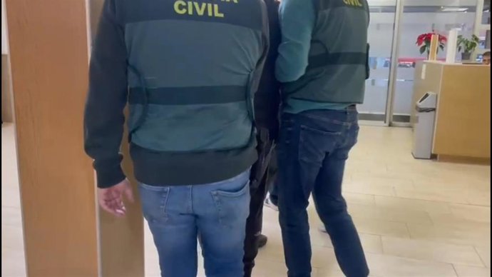 Momento de la detención.