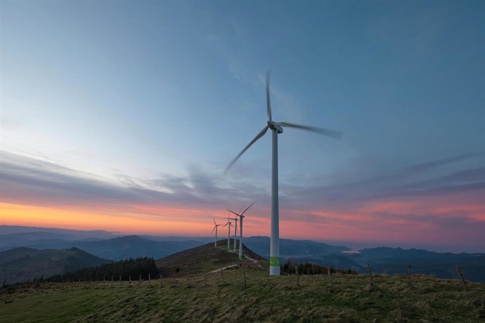 Parque eólico de Iberdrola en Oiz