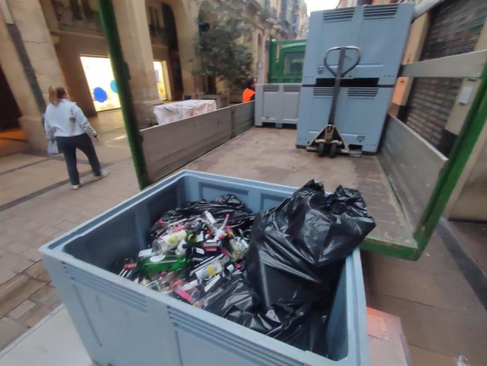Recogida de vidrio puerta a puerta en el Casco Antiguo de Logroño