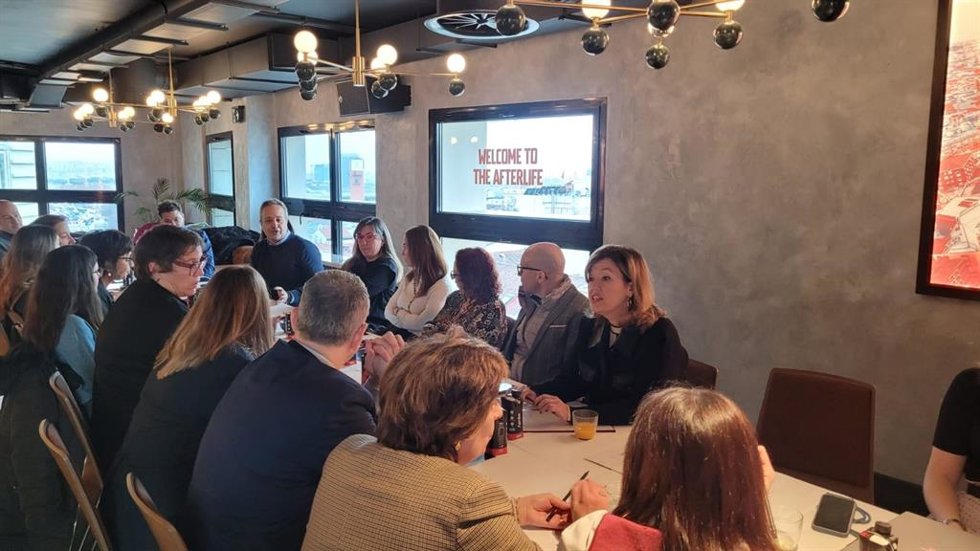 Imagen del encuentro de representantes de la Oficina de Congresos de Murcia con destacados 'travel' y 'event managers' de empresas nacionales