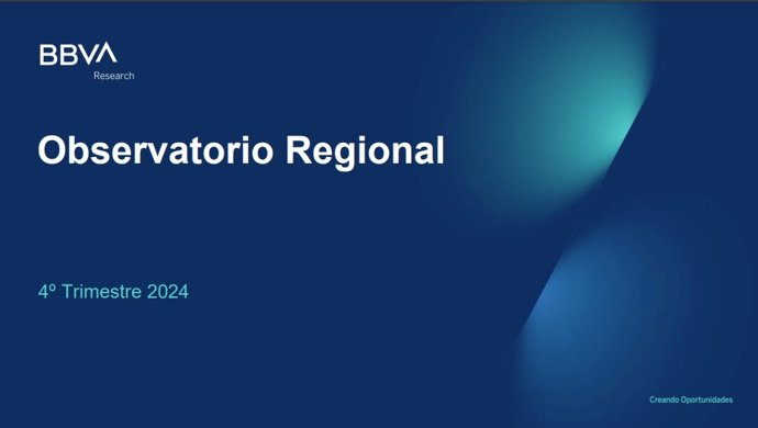 Portada del Observatorio regional de BBVA Research correspondiente al último trimestre de 2024.