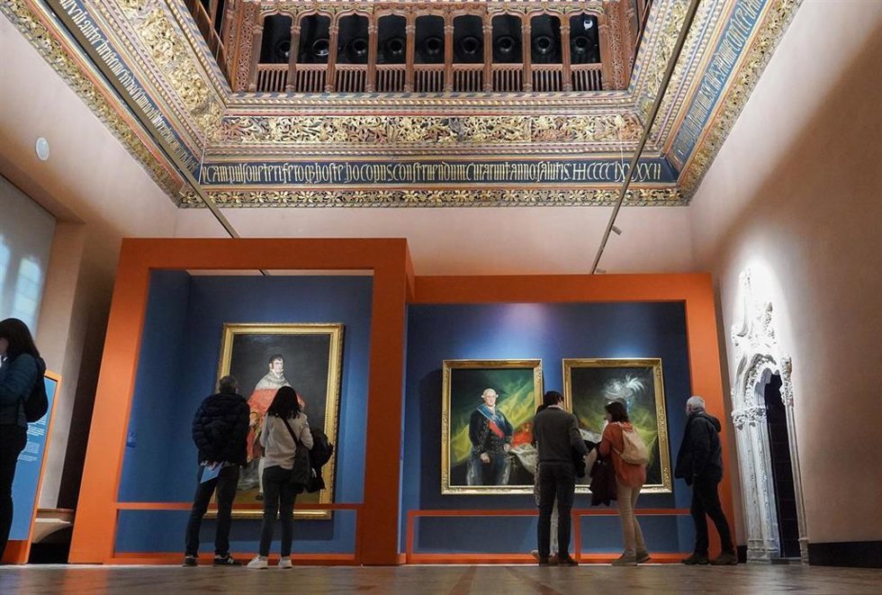 Exposición sobre Francisco de Goya en el Palacio de La Aljafería.