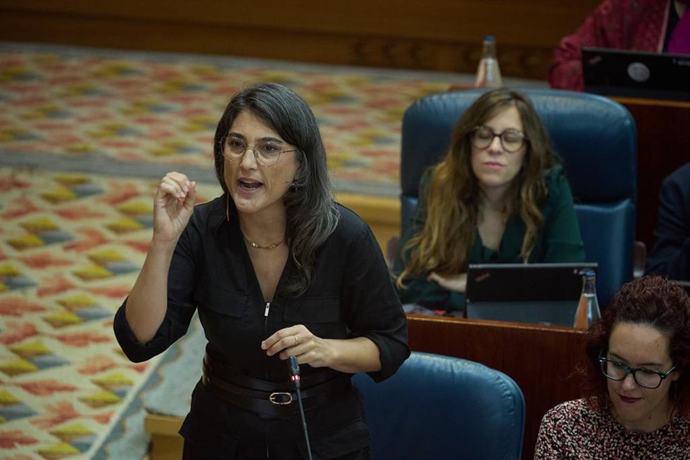 Archivo - La portavoz de MásMadrid en la asamblea, Manuela María Bergerot Uncal.