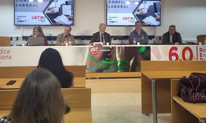 UGT Sevilla celebra las jornadas de Relaciones Laborales y Conflictividad.