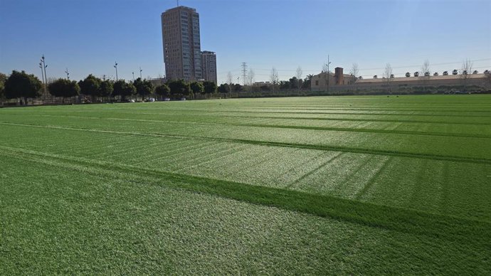 Imange del campo de fútbol de La Torre