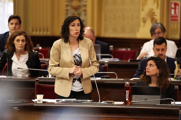 Archivo - La diputada socialista Amanda Fernández. 