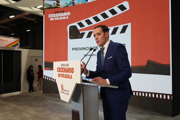 Íscar, durante su intervención en Fitur.