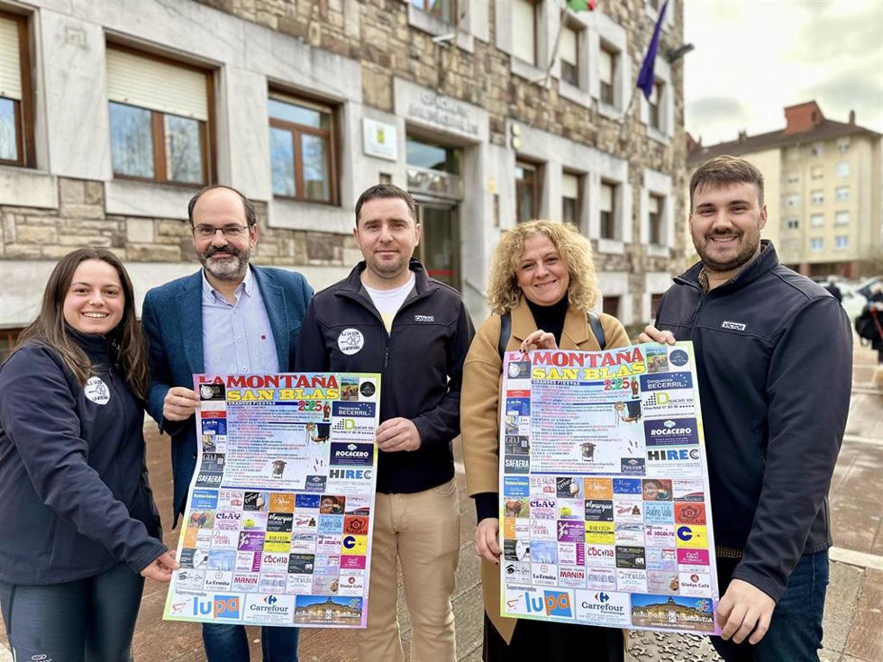Presentación de las fiestas de San Blas en La Montaña (Torrelavega)