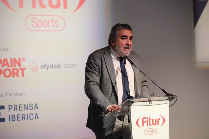 José Manuel Rodríguez durante la inauguración de Fitur Sports