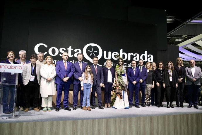 Acto del Geoparque Costa Quebrada en Fitur