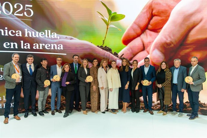 Entrega de los premios 'Los Más Ecoístas' en Fitur, en Madrid (España), a 23 de enero de 2025.