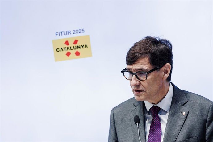El presidente de la Generalitat, Salvador Illa