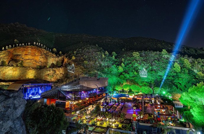 Archivo - Vista del recinto de la cantera de Nagüeles, en Marbella, que alberga cada año el ciclo musical Starlite Occident.