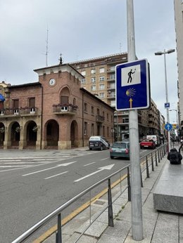 Calahorra estrena nueva señalización del Camino Jacobeo del Ebro y del Camino Ignaciano