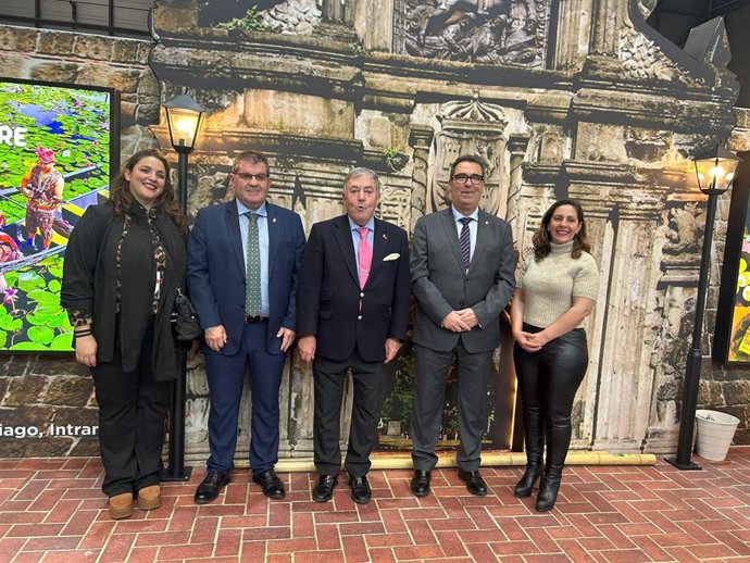 El municipio de Jabugo (Huelva) se promociona en Fitur.