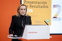 Bankinter cae un 1,30% al cierre bursátil, tras ganar un 12,8% más en 2024, hasta un récord de 953 millones