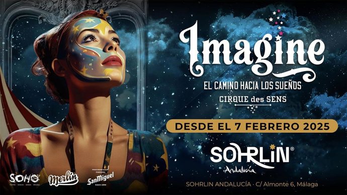 Cartel anunciador de esta puesta en escena de circo teatro.