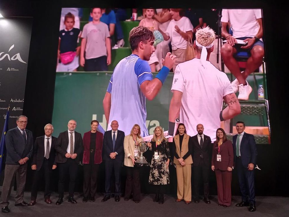 Presentación de la Copa del Rey de Tenis de Huelva en Fitur.