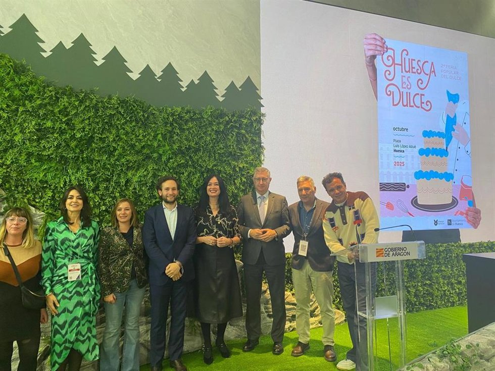 Presentación de la II Feria del Dulce de Huesca en Fitur 2025.