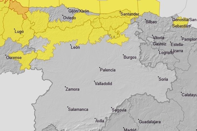 Avisos este viernes en Castilla y León