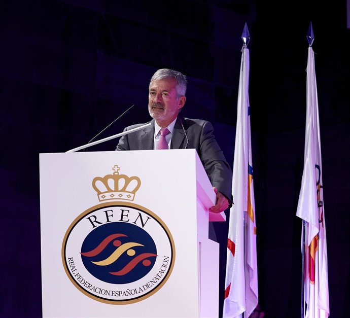 Archivo - El presidente de la Real Federación Española de Natación (RFEN), Fernando Carpena