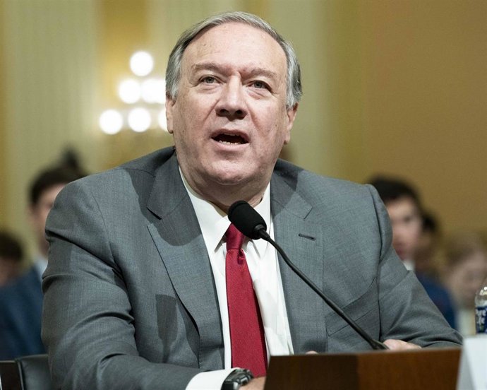 Archivo - El exsecretario de Estado de Estados Unidos Mike Pompeo
