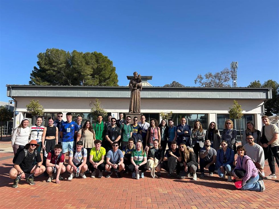 Estudiantes europeos enriquecen su formación en Educación Física en UCAM Cartagena