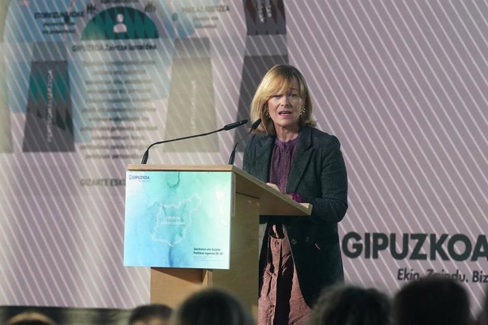 Archivo - Eider Mendoza, diputada general de Gipuzkoa