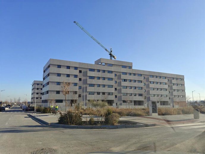Viviendas de protección pública en el Sector 10 de Albacete.