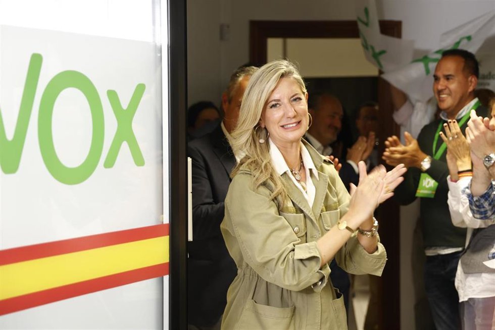 Archivo - La portavoz del Grupo Municipal Vox en el Ayuntamiento de Valladolid, Irene Carvajal.