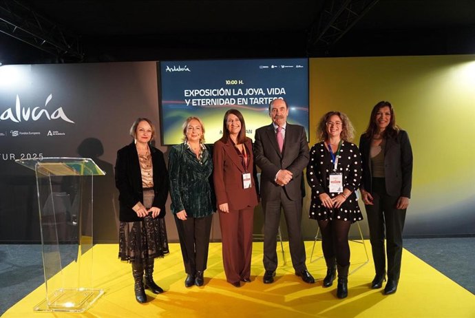 Presentación en Fitur de la muestra 'La Joya, Vida y Eternidad en Tarteso'.