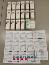 Detienen un hombre por intentar comprar medicamentos con recetas falsas en Platja d'Aro (Girona)