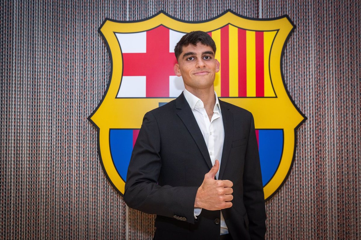 The side Gerard Martín renews with Barça until 2028