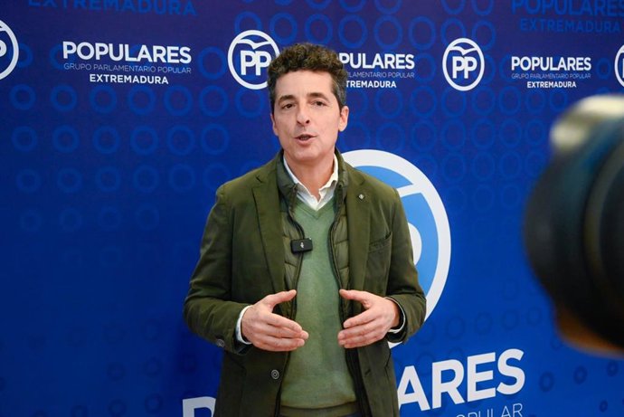 El diputado del PP en la Asamblea de Extremadura Gonzalo Blanco