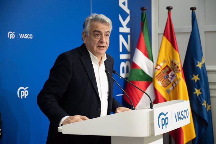 El presidente del Partido Popular del País Vasco, Javier de Andrés