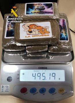 Hachís intervenido al conductor de un vehículo detenido en la pedanía murciana de Llano de Brujas