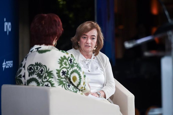 Archivo - La presidenta de la Autoridad Independiente de Responsabilidad Fiscal (AIReF), Cristina Herrero.