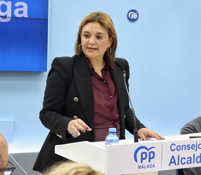 La presidenta del Consejo de Alcaldes del PP de Málaga, Margarita del Cid, en una foto de archivo.