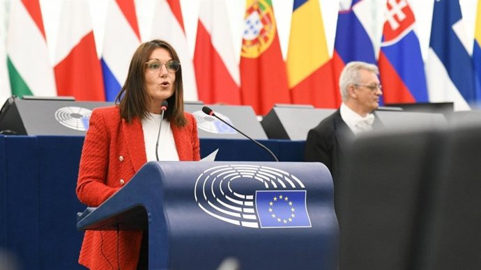 Archivo - La eurodiputada del PNV Oihane Agirregoitia