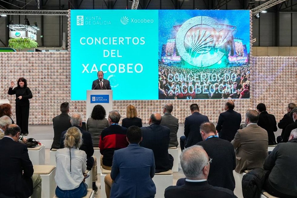 El director de Turismo de Galicia, Xosé Merelles, en Fitur