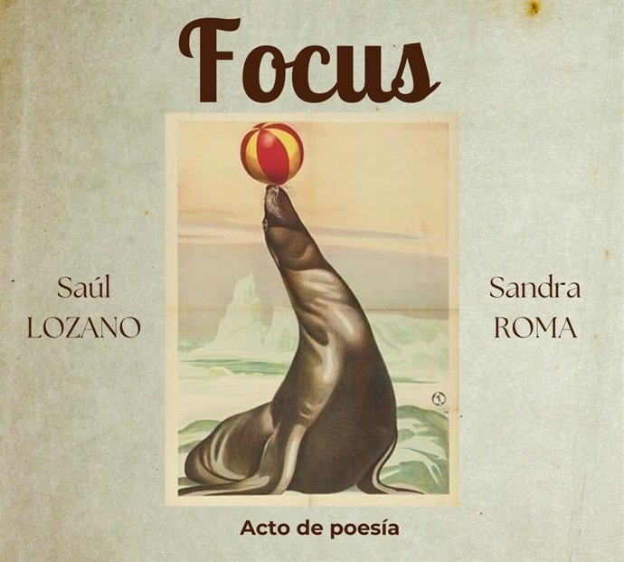 Cartel del recital escénico de Sandra Roma y Saúl Lozano