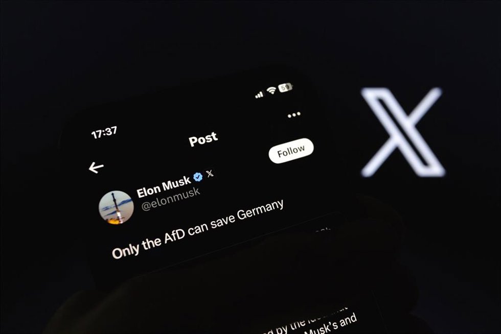 Archivo - Mensaje del magnate Elon Musk en apoyo a Alternativa para Alemania (AfD)