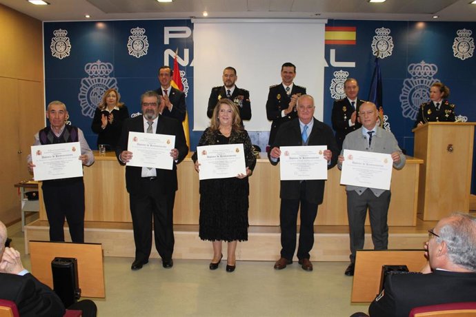 Acto por el 201º aniversario de la creación de la Policía Nacional en la Jefatura Superior de Andalucía Oriental