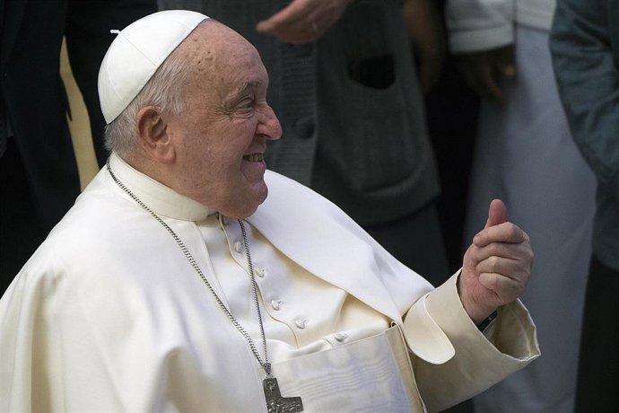 El Papa Francisco durante una audiencia general.